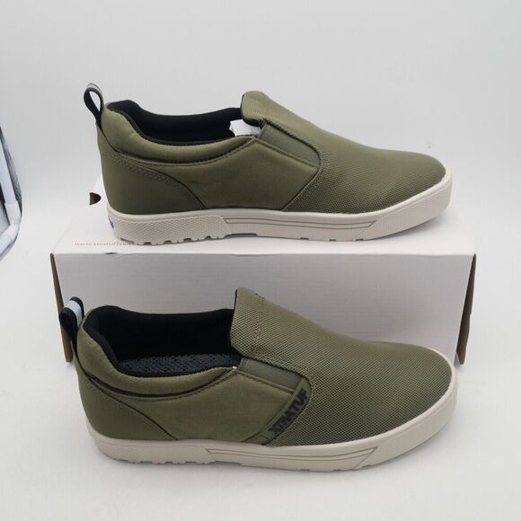 NEW Xtratuff Men's 8.5 Topwater Slip On Deck Shoes Green Slip Resistant - Picture 5 of 10